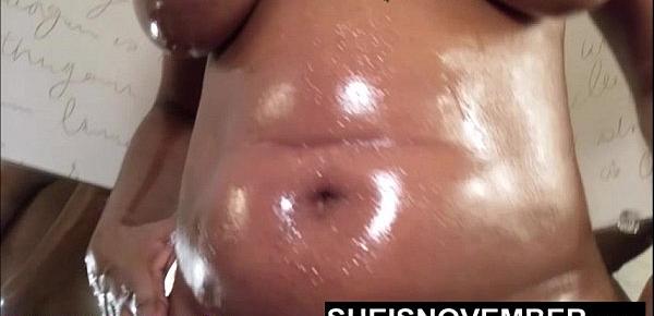  Pissing BBW Slut Standing On Bathroom Counter Peeing Naked Shaking Big Boobs POV